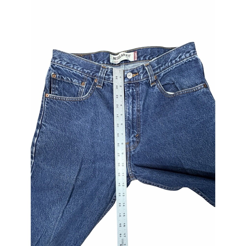 Levi’s 505 Regular Fit Straight Leg Blue Denim Jeans Men’s 34x30 Year 2009 Levis - Picture 11 of 15